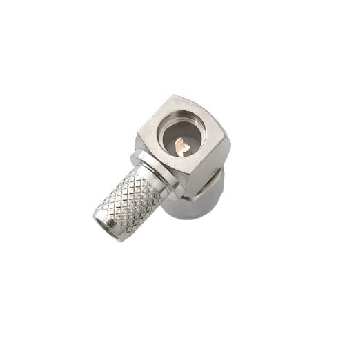 SMA han crimp RG58, HF195 - R/A