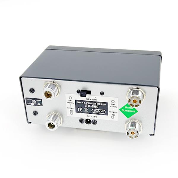 SWR / Power meter SX-600N
1,8-160 MHz / 140-525 MHz
K-PO SX-600N SWR / PWR