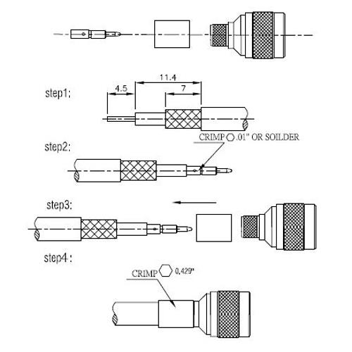 N han crimp - LMR-200