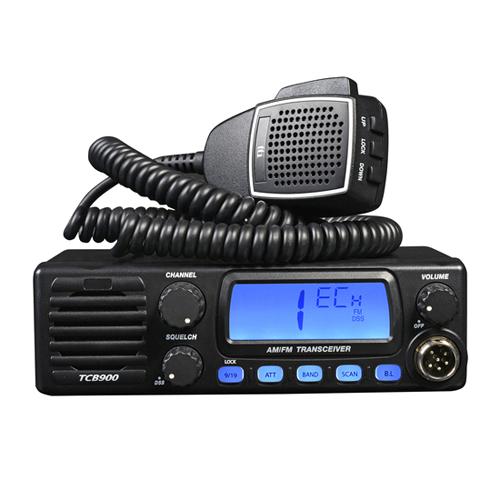 CB Mobilstation TCB-900evo
40 Kanaler / 4 Watt / AM/FM