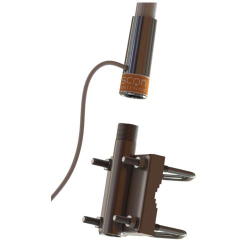 Antennebeslag AB-23
Stainless steel, 1" 14TPI