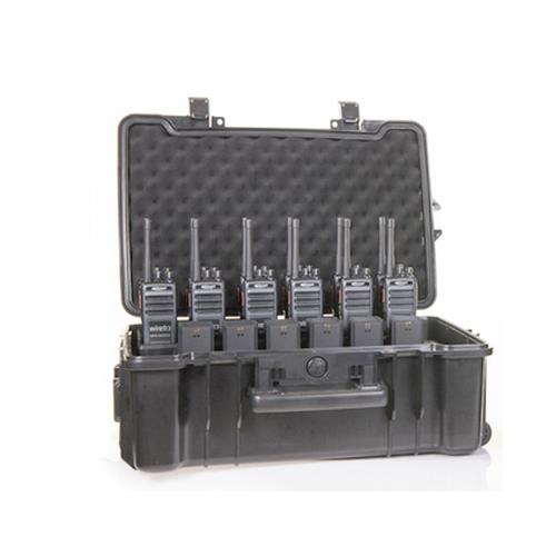 Transport Kuffert / multi Charger  - Kirisun DP405
12 pcs Charger - Excl Radio