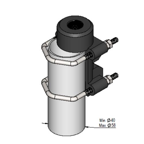Antennebeslag AB-05 Heavy duty aluminium