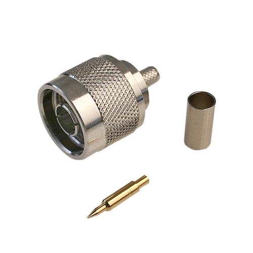 N han crimp RG58, RF195, HF195