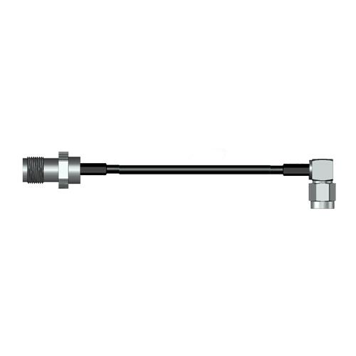 Kabel HF195 - 0,5 M. TNC hun / SMA han R/A