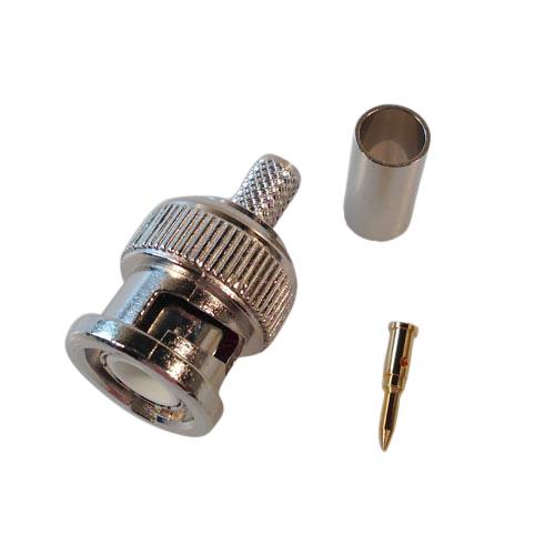 BNC han crimp RG58, RF195, HF195
