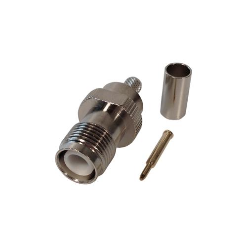 TNC RP Jack crimp RG58 / RF195