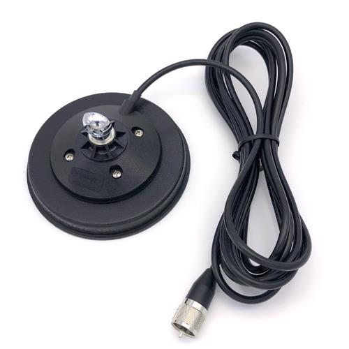 Magnetfod MAG 125 S DV 3,6 meter kabel - PL 259 stik