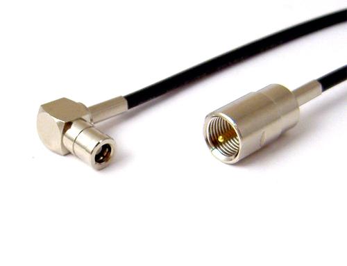 Kabel RG174U - 0,15 cm / FME han - SMB hun