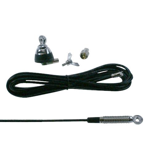 Mobil Antenne Mini jupiter 27 Mhz 0 dB T 27 1/4 F
Komplet incl. S-fod, 4 m kabel og PL stik