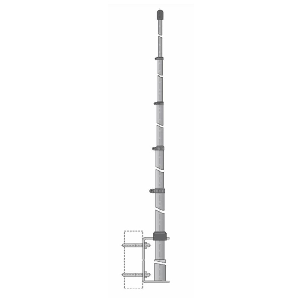 Base antenne 27 Mhz - GPA 27, 1/2 ALU Lambda