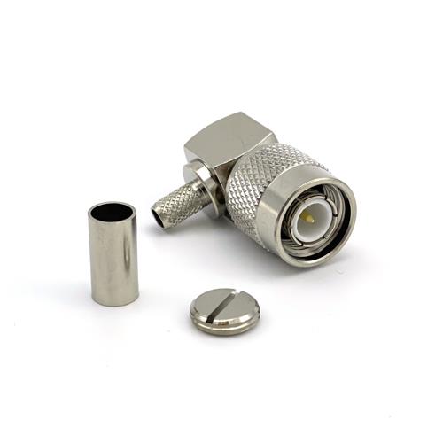 TNC han crimp på RG 58 - R/A