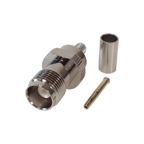 TNC hun crimp RG58 / RF195 (F)