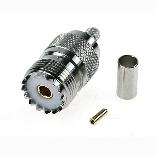 PL 258 hun crimp/lodning RG58, RF195, HF195