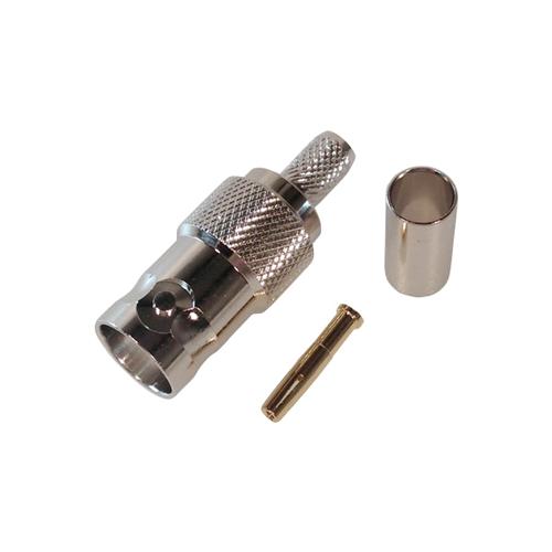 BNC hun crimp - RG59 - 75 oHm