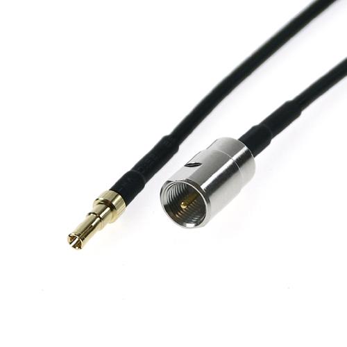 Kabel RG174U - 0,23 M. FME han - MCX han lige