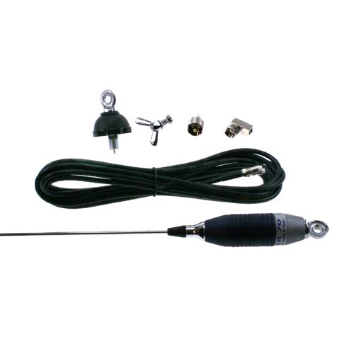 Mobil Antenne 27 MHs Sirio SUPER 70 Blue Line - 4M. pakken
4m. FME kabel incl PL/FME adapter