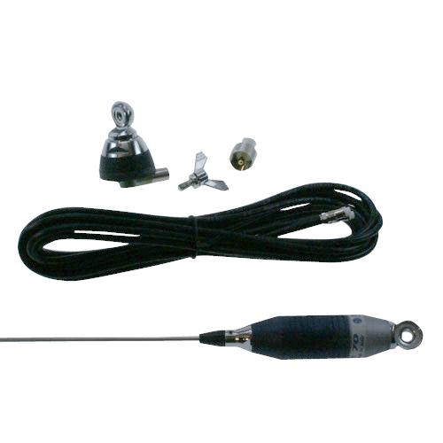 Mobil Antenne 27 MHs Sirio SUPER 70 Blue Line 
komplet med S fod 4m kabel