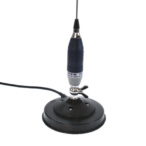 Magnetantenne 27 MHs Sirio SUPER 70 Chrome Blue Line