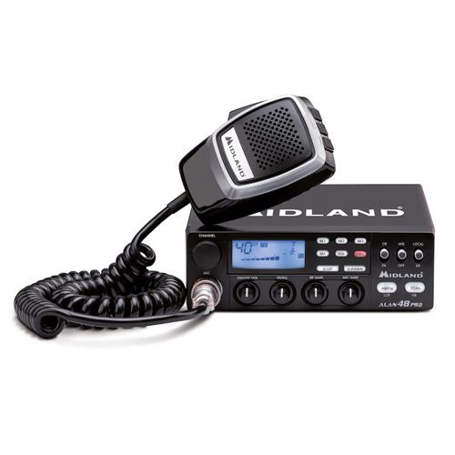 CB Mobilstation Alan 48 Pro - 12/24V
40 Kanaler 4 Watt AM/FM