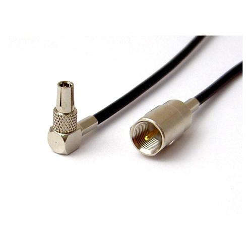 Kabel RG174U - 200 mm. FME han - CRC9 han vinkel