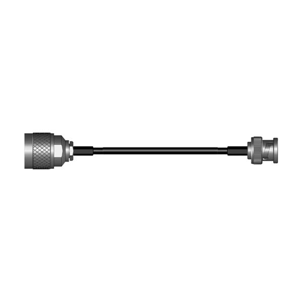 Kabel HF195 - 0,75 M. N han / BNC han
0-5800 MHz