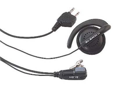 Headset HE-14 Alan MA 24 - Ørebøjle med ptt/vox