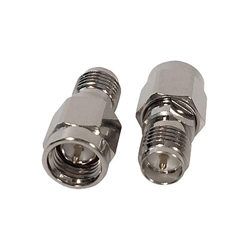 Adapter stik SMA PLUG - SMA JACK RP