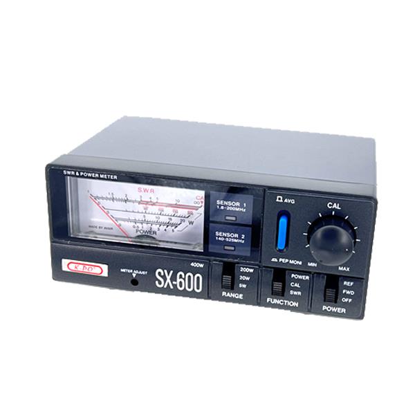 SWR / Power meter SX-600N
1,8-160 MHz / 140-525 MHz
K-PO SX-600N SWR / PWR