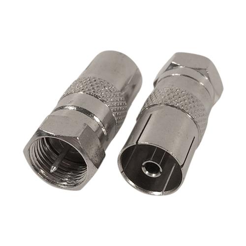 Adapter stik COAX ( TV ) hun -  F han