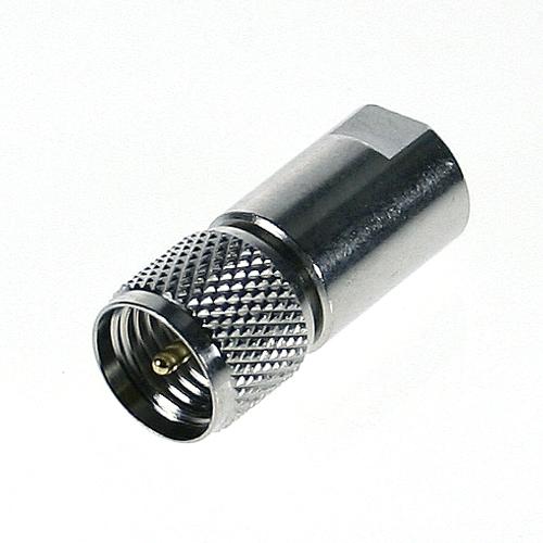 Adapter stik - FME (M) - Mini UHF (M)