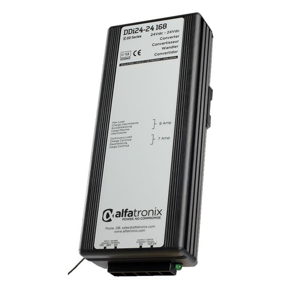 Converter Galvanisk 24/24 Volt 7-9 Amp
Alfatronix DDI24-24 168
