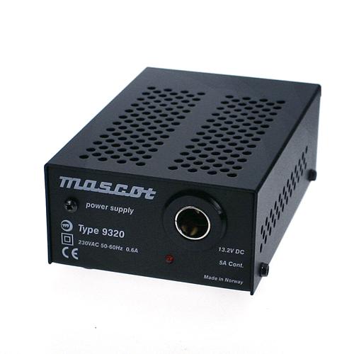 Strømforsyning 220 V - 12 V / 5 Amp - Mascot 9320/12